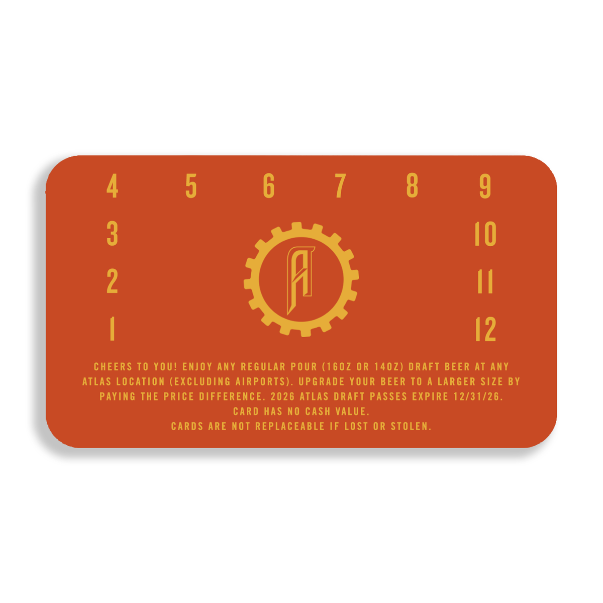 Atlas Draft Pass - 2026 – Atlas Brew Works