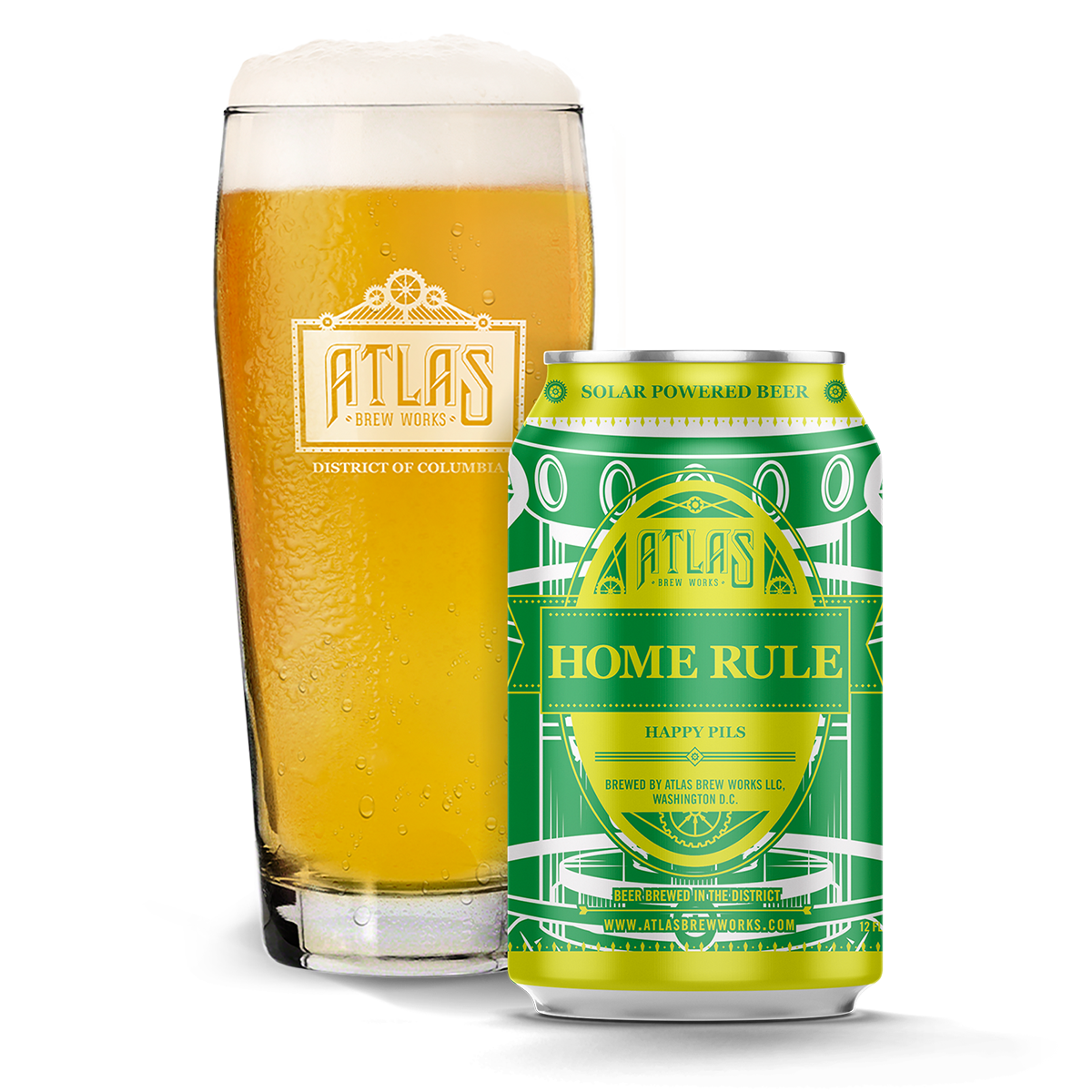 Home Rule Pilsner – Limited Release – Atlas Brew Works